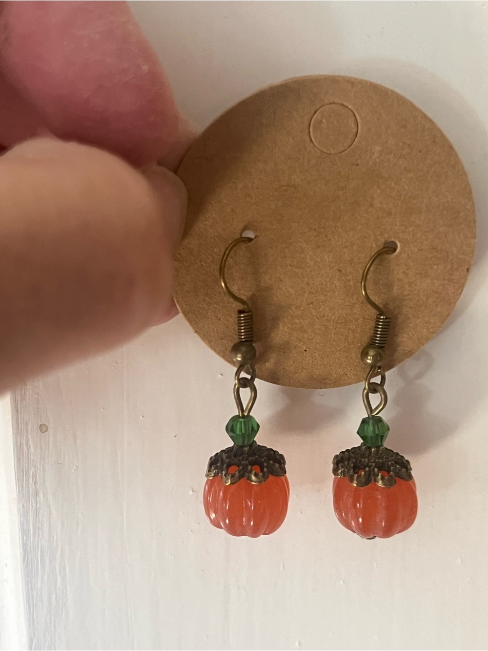 Pumpkin earrings fall
